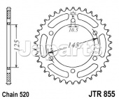 JT Rear Sprocket 855.45