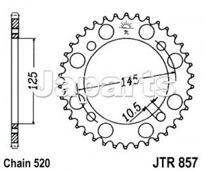 JT Rear Sprocket 857.40