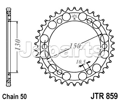 JT Rear Sprocket 859.38