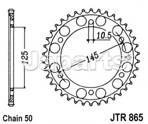 JT Rear Sprocket 865.44