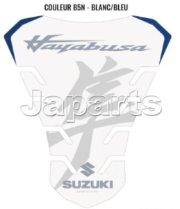 Suzuki Tankpad GSX1300R M2 Wit/blauw